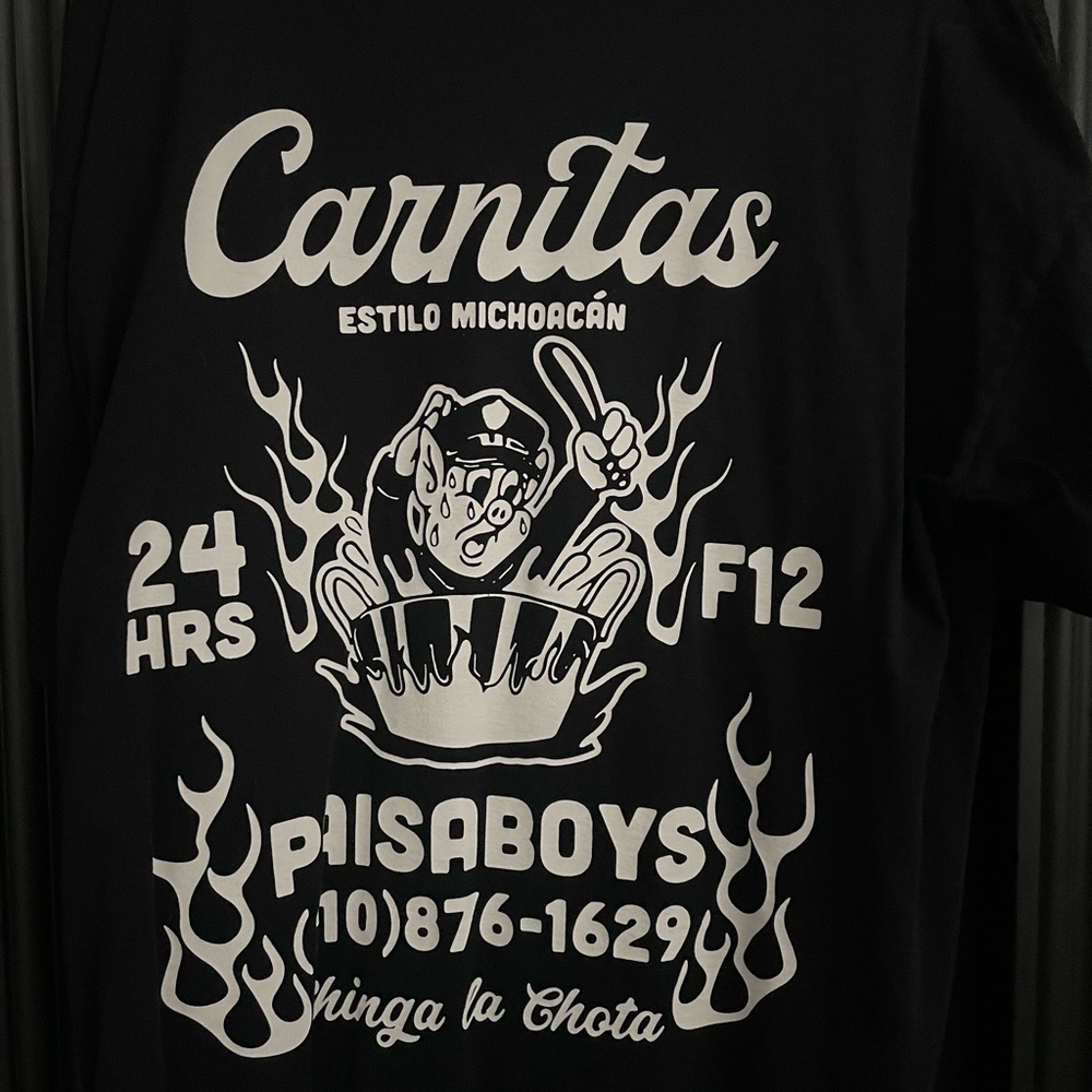 Paisa Boys F*ck 12 Carnitas shirt XL